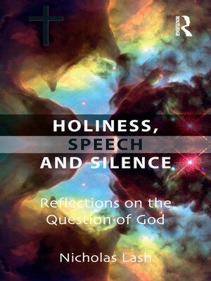 cover image of Holiness, Speech and Silence
